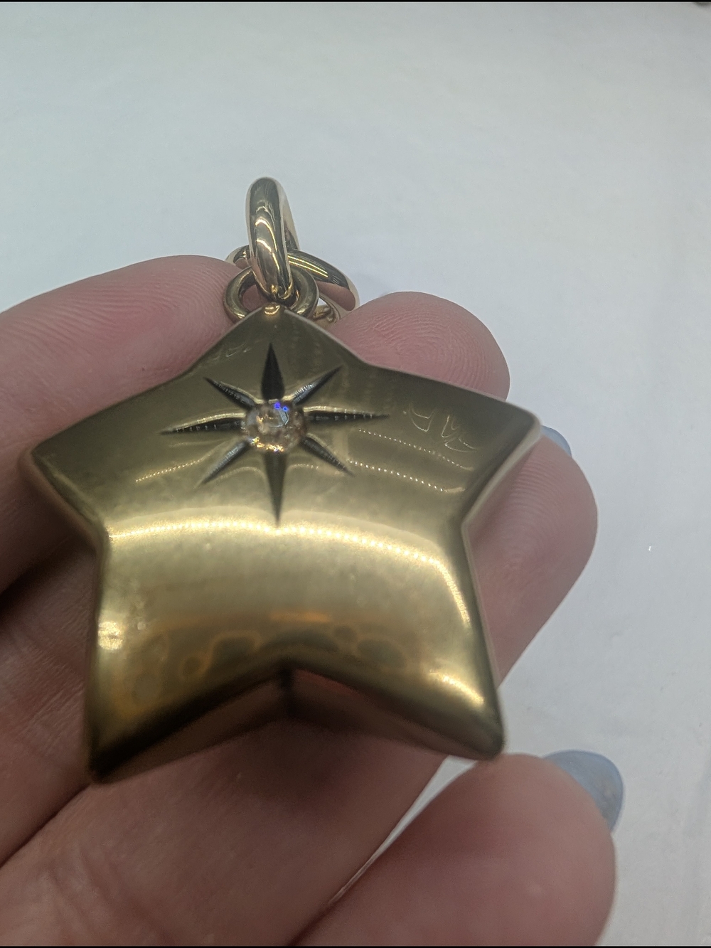 Coach Gold-Tone Star Keychain/Bag Charm - NWT - Picture 6 of 6